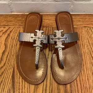 Tory Burch Moore Leather Sandals Size 6